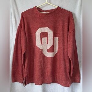 bottom drawers size large maroon “OU” sweatshirt